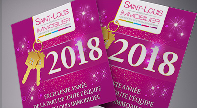 Saint Louis Immobilier Carte de voeux 2018