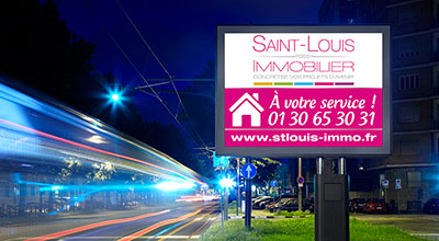 Saint Louis Immobilier Affiche