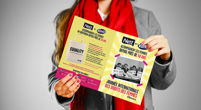 Leaflet Vania sur les droits de la femme
